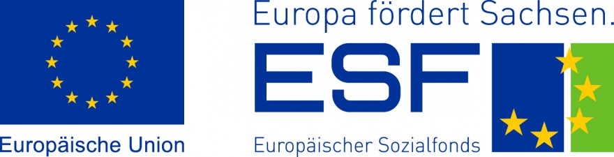 Logo Europa fördert Sachsen.